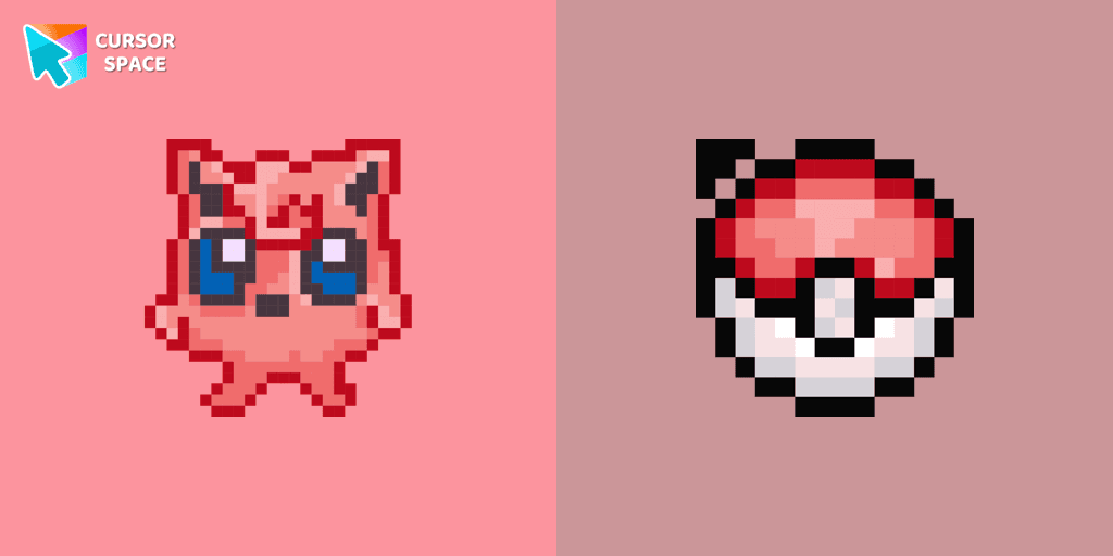 Jigglypuff Pixel cursor